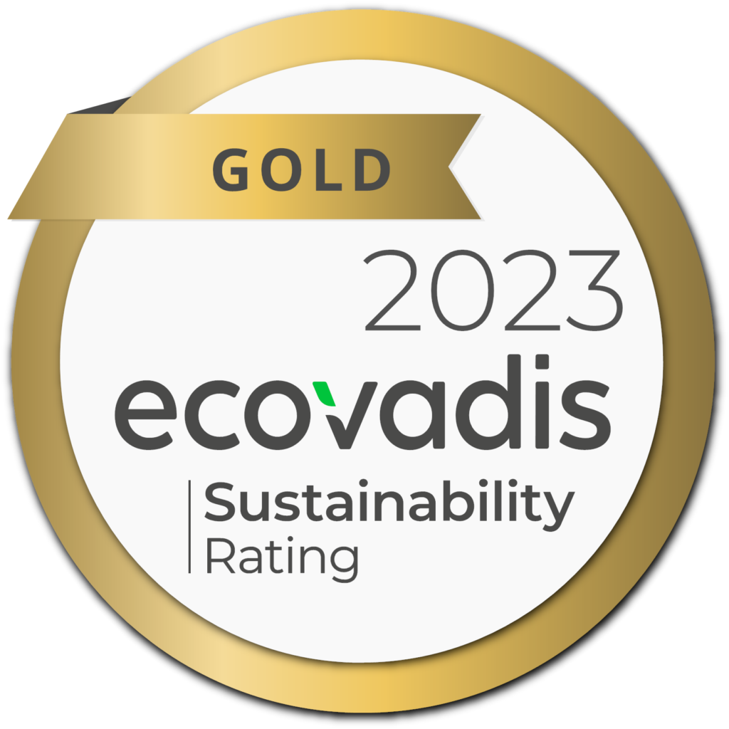 ecovadis Sustainability Rating 2023 Gold